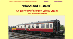 Desktop Screenshot of bloodandcustard.org