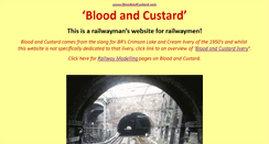 Desktop Screenshot of bloodandcustard.com